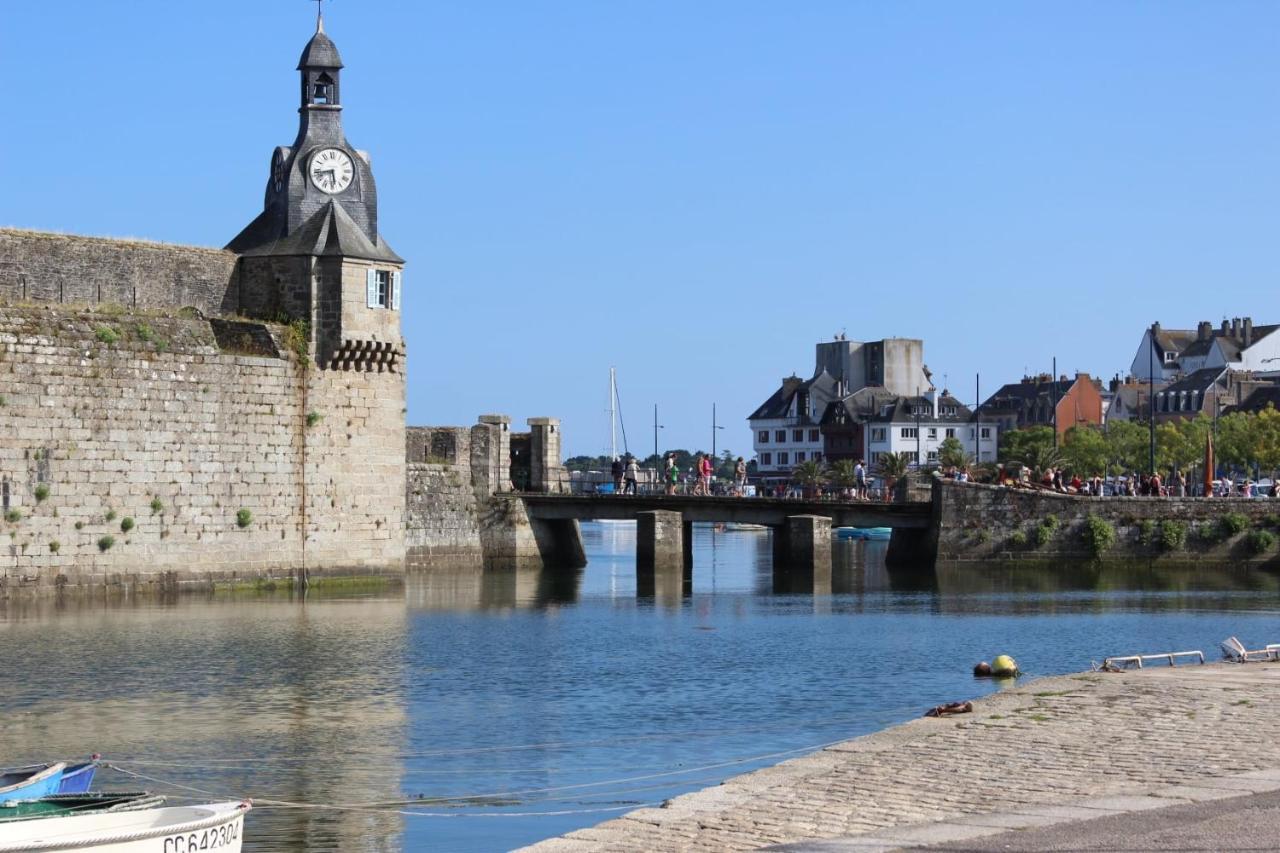 Chez Jeannette, Appartement Entre Centre Et Plages Concarneau Bagian luar foto