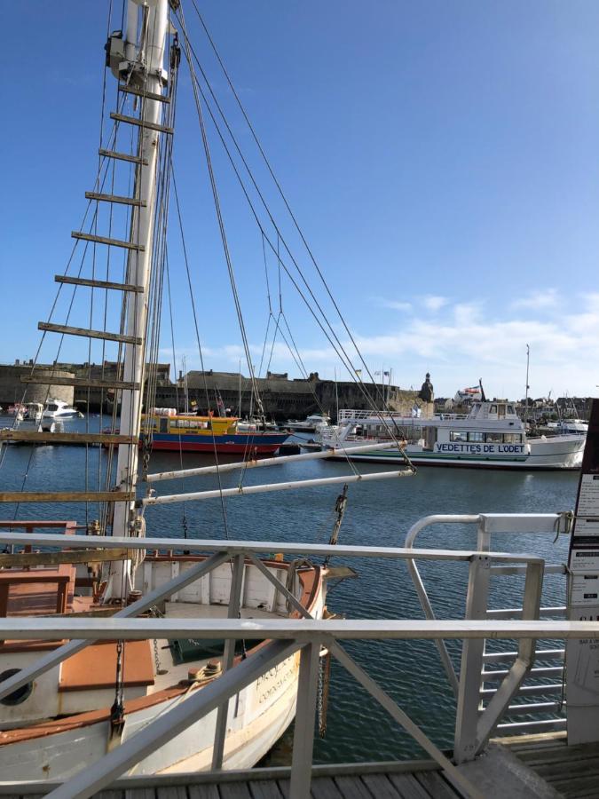 Chez Jeannette, Appartement Entre Centre Et Plages Concarneau Bagian luar foto